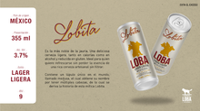 Cargar imagen en el visor de la galería, Cerveza Loba "Lobita", estilo: Lager Neo Mexicana