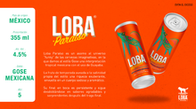 Cargar imagen en el visor de la galería, Cerveza Loba "Paraíso", estilo: Ale Gosé Mexicana